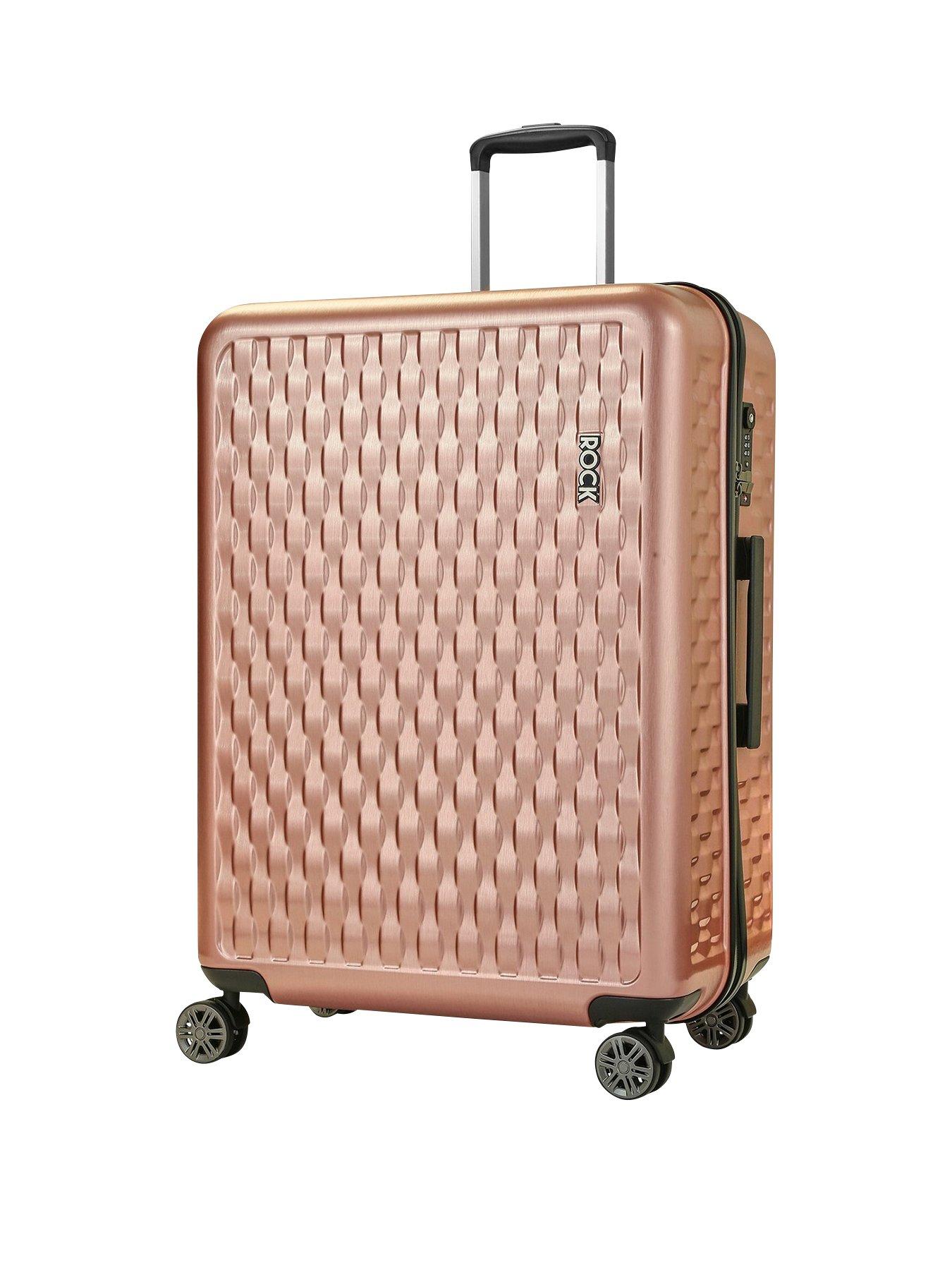 Rose gold cheap bebe luggage