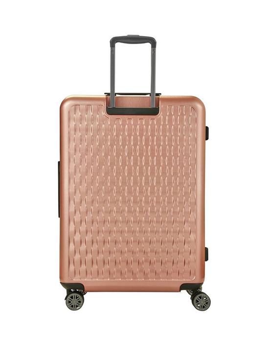 stillFront image of rock-luggage-allure-large-8-wheel-suitcase-rose-pink
