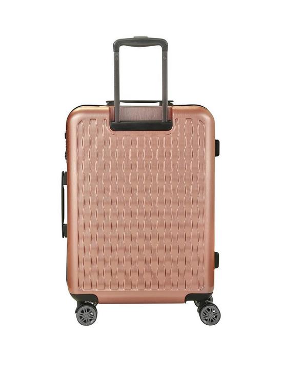 stillFront image of rock-luggage-allure-medium-8-wheel-suitcase-rose-pink