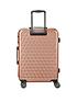  image of rock-luggage-allure-medium-8-wheel-suitcase-rose-pink