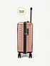  image of rock-luggage-allure-carry-on-8-wheel-suitcase-rose-pink