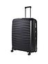  image of rock-luggage-sunwave-medium-8-wheel-suitcase-black