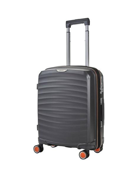 rock-luggage-sunwave-carry-on-8-wheel-suitcase-charcoal