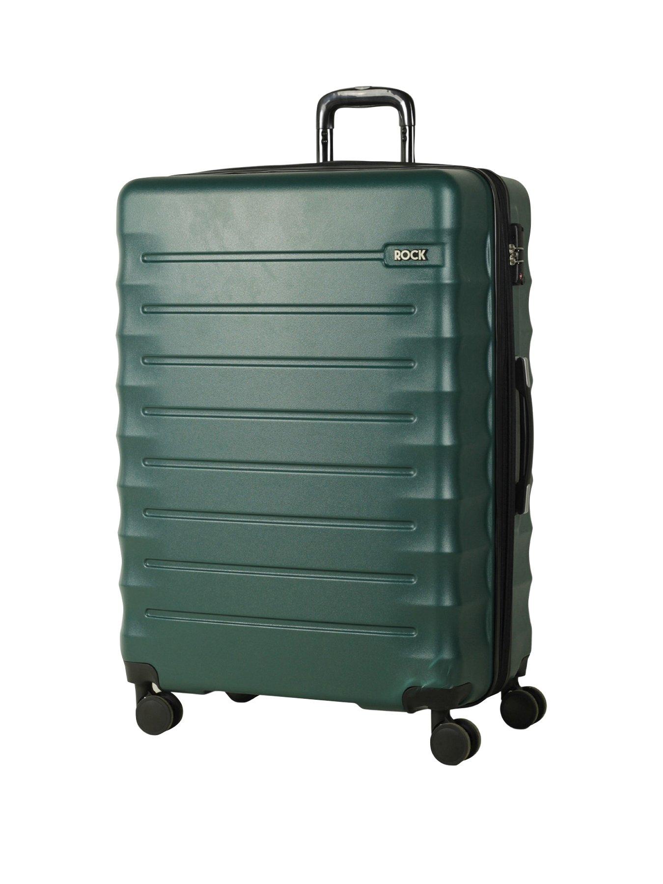 forest green luggage