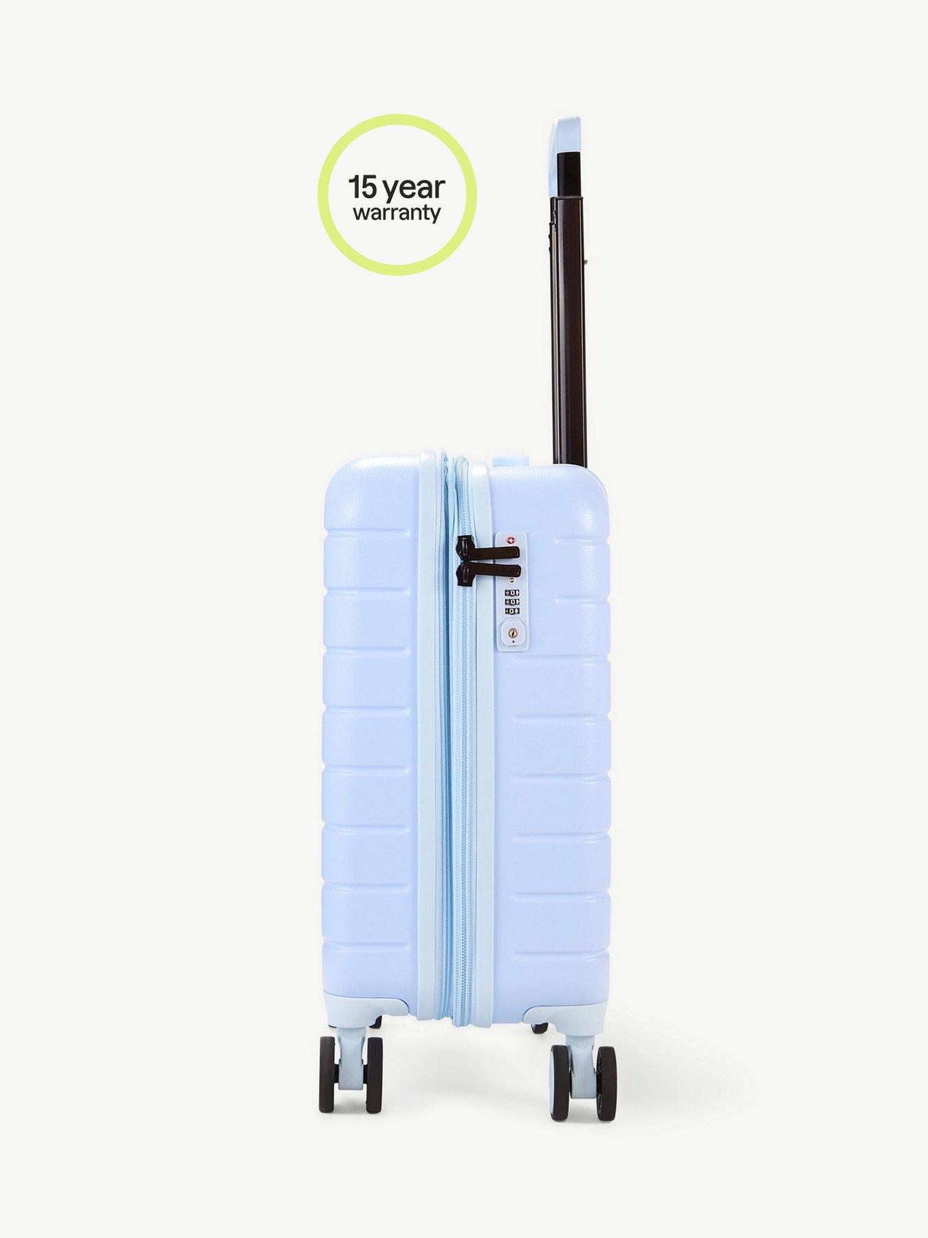 Pale blue suitcase online