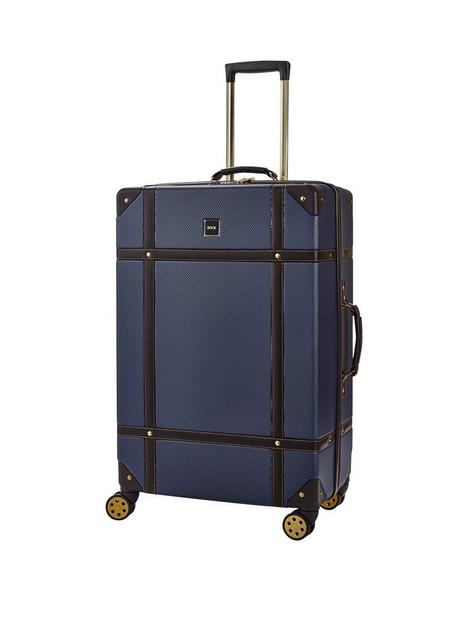 rock-luggage-vintage-large-8-wheel-suitcase-navy