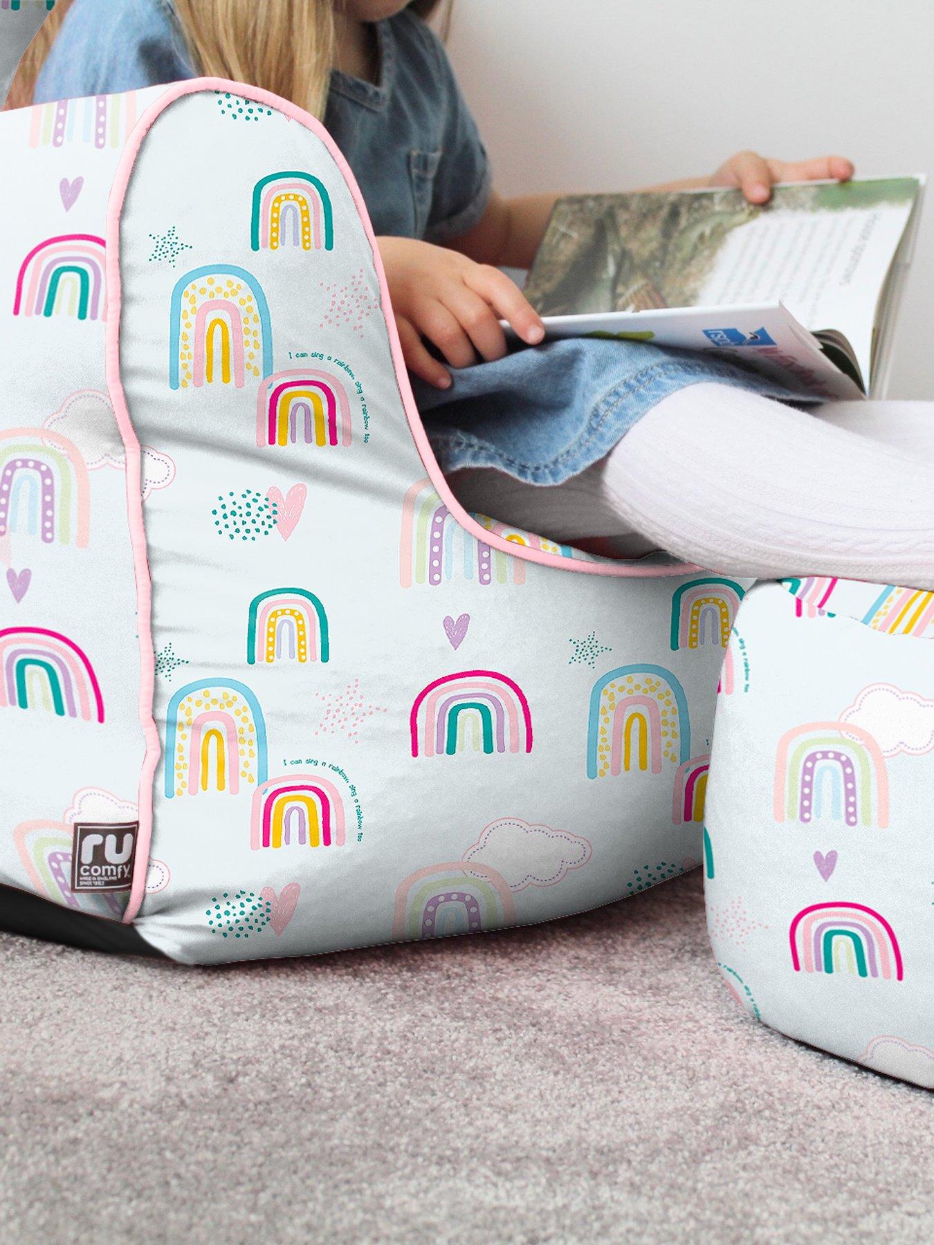 Rainbow bean bag online chair