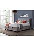  image of very-home-livingstone-ottoman-storagenbspbed-frame-with-mattress-offer-buy-amp-save-grey