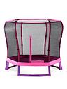 Image thumbnail 1 of 3 of Plum 7ft Pink Trampoline and Enclosure