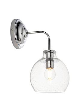 Product photograph of Dew Wall Light - Clear from very.co.uk