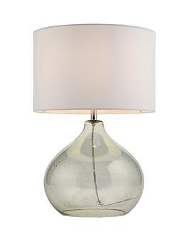 Very Home Dew Glass Table Lamp - Sage