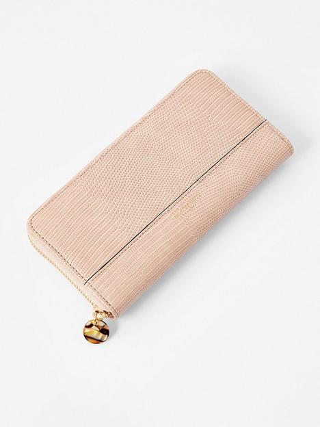 accessorize-large-zip-around-wallet-pink