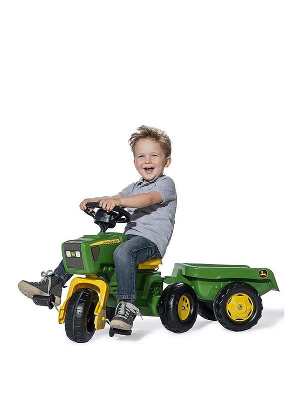 Image 3 of 5 of John Deere Trio Trac with Electronic Steering Wheel &amp; Trailer