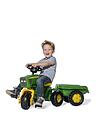 Image thumbnail 3 of 5 of John Deere Trio Trac with Electronic Steering Wheel &amp; Trailer
