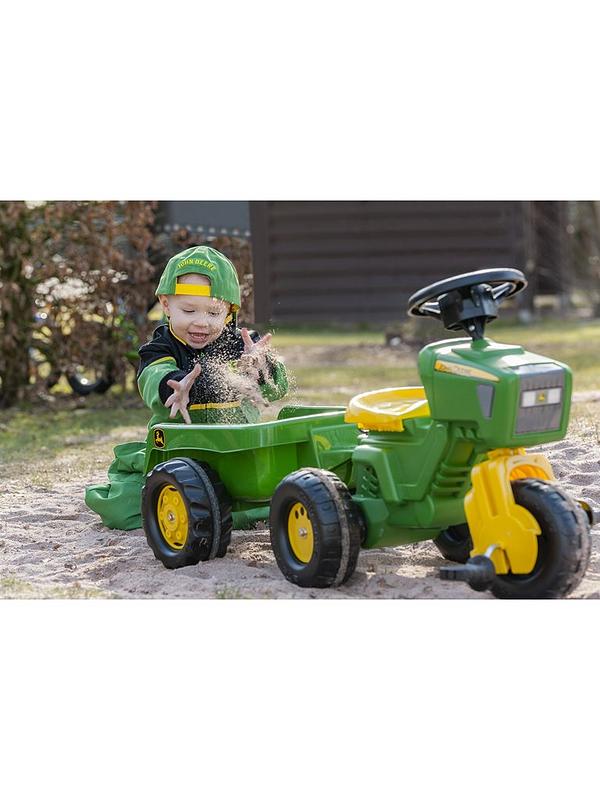 Image 5 of 5 of John Deere Trio Trac with Electronic Steering Wheel &amp; Trailer