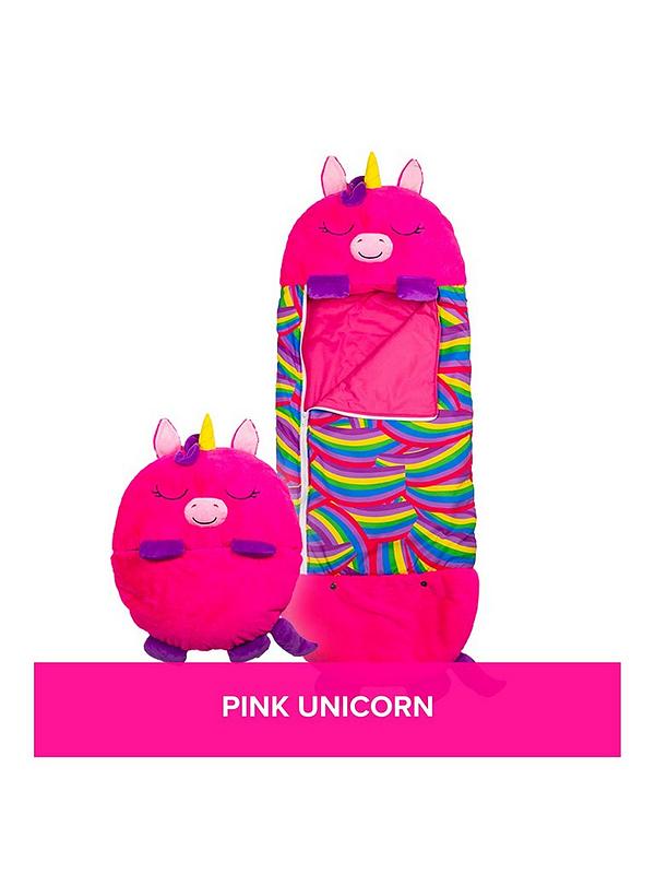 Large 7+ High Street TV Unisex-Youth Pink Unicorn Childs Sleeping Bag 