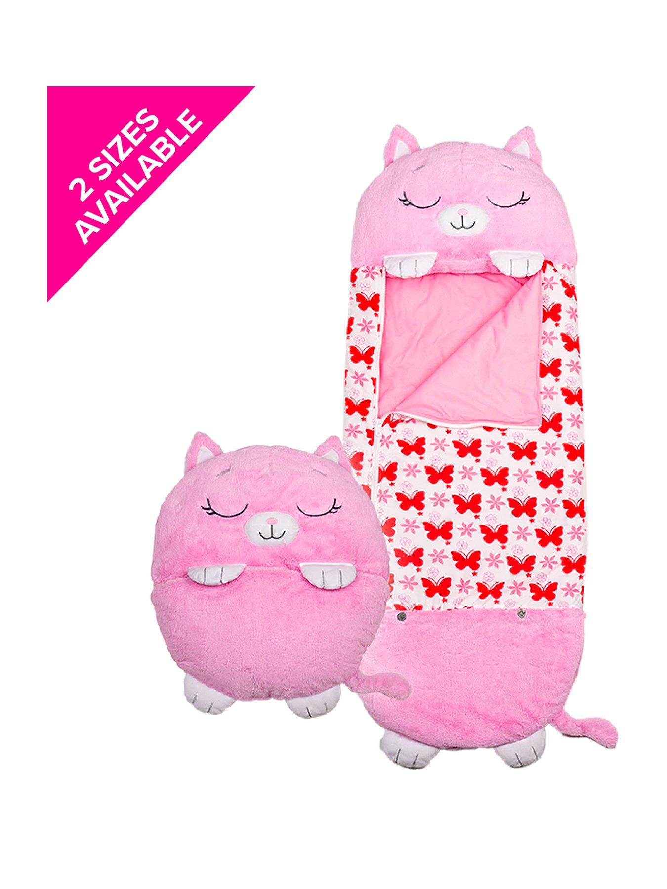 Happy Nappers Pink Kitty Sleeping Bag 