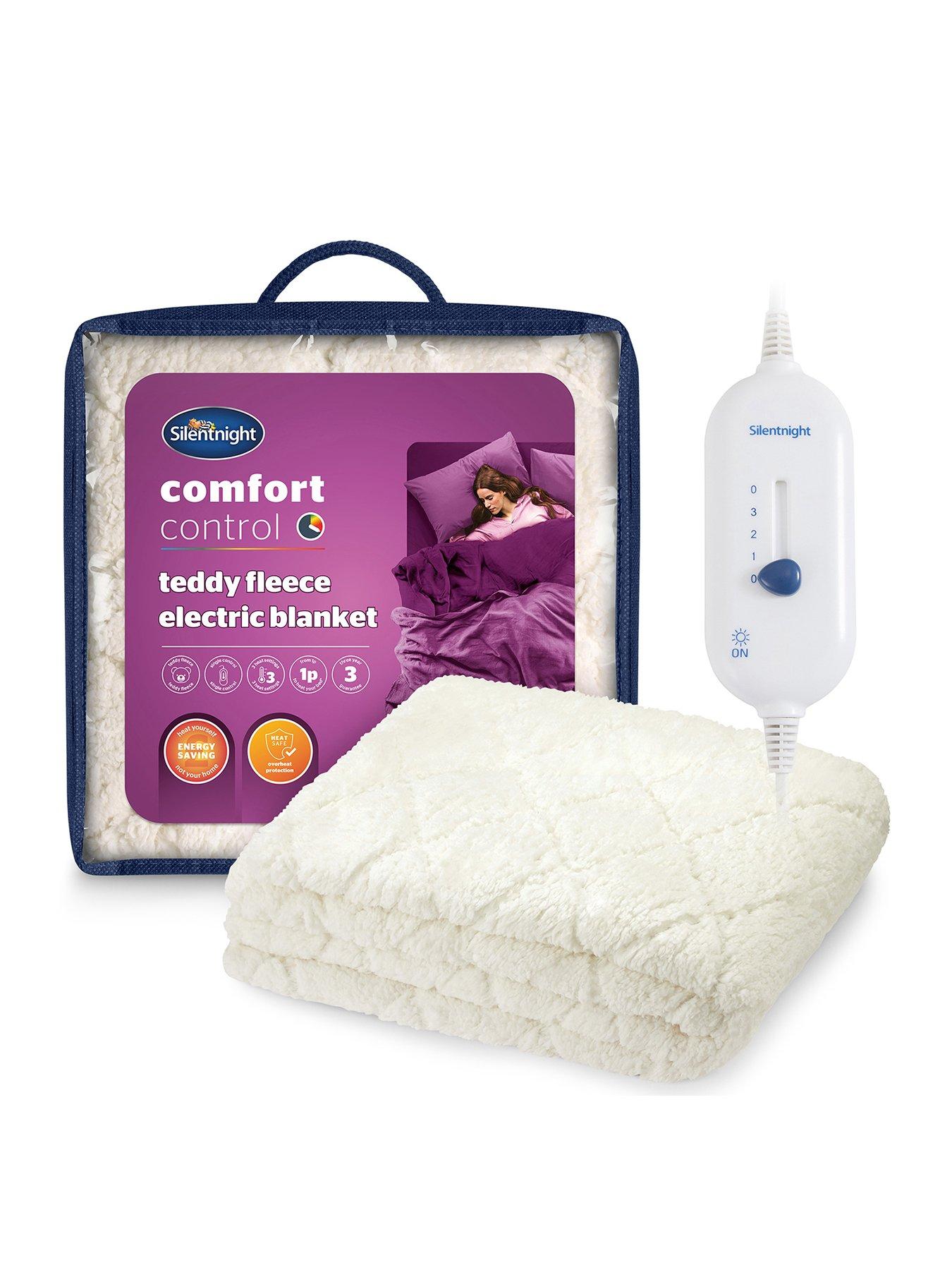 Silent night electric on sale blanket double