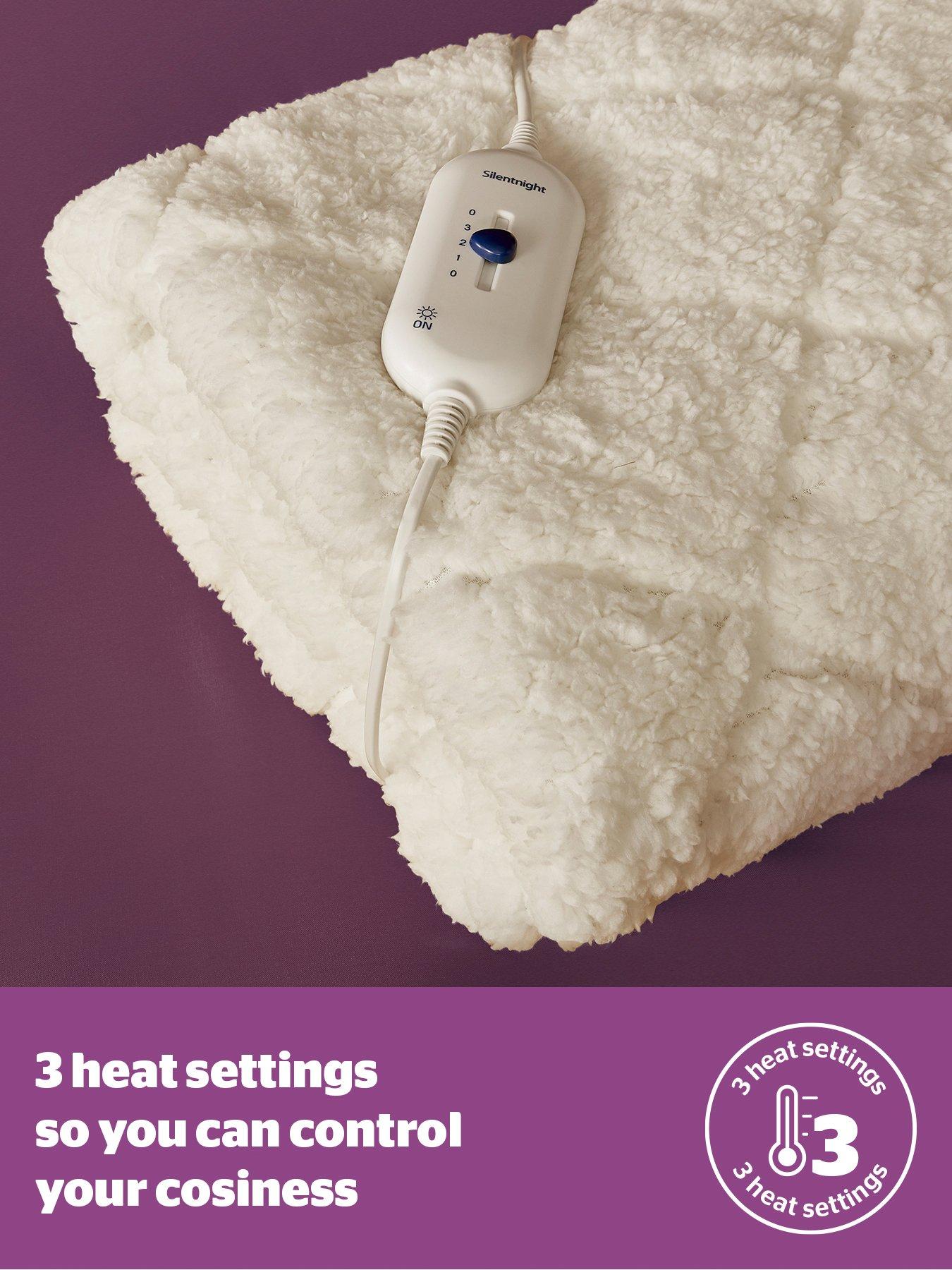 Silentnight heated online blanket