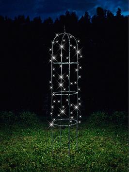 Product photograph of Streetwize Solar Powered Light Up Trellis from very.co.uk