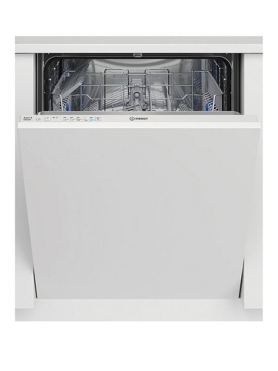 front image of indesit-die2b19uk-built-in-13-place-full-size-dishwasher-white