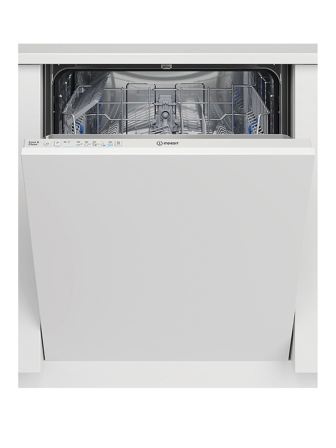Indesit DIE2B19UK BuiltIn 13Place, FullSize Dishwasher White