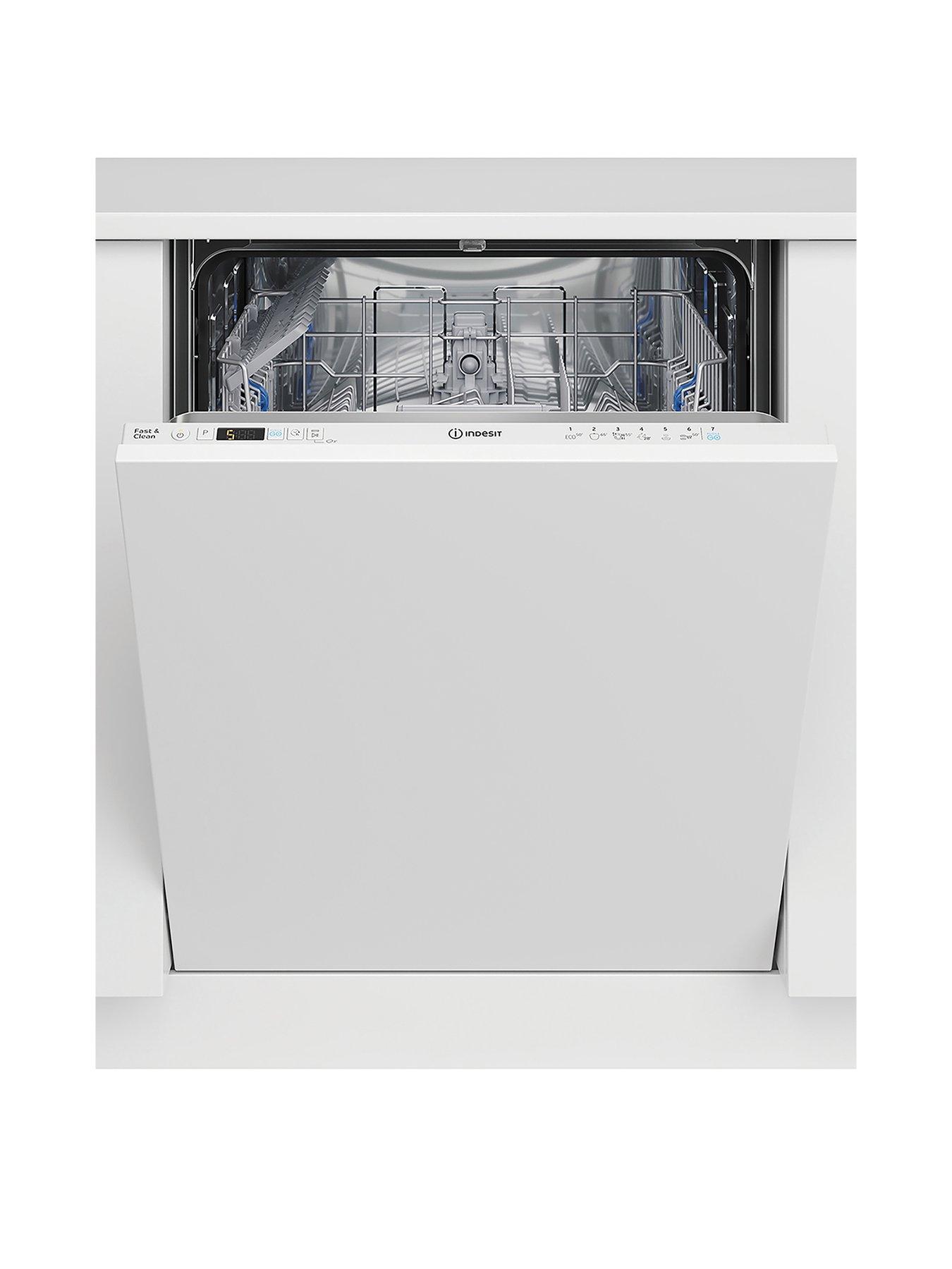 Product photograph of Indesit Dic3b16uk Built-in 13-place Full-size Dishwasher - White - Dishwasher With Installation from very.co.uk