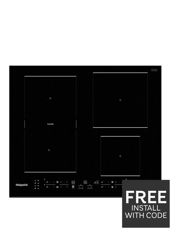 front image of hotpoint-tb7960cbf-built-in-60cm-width-induction-hob-black