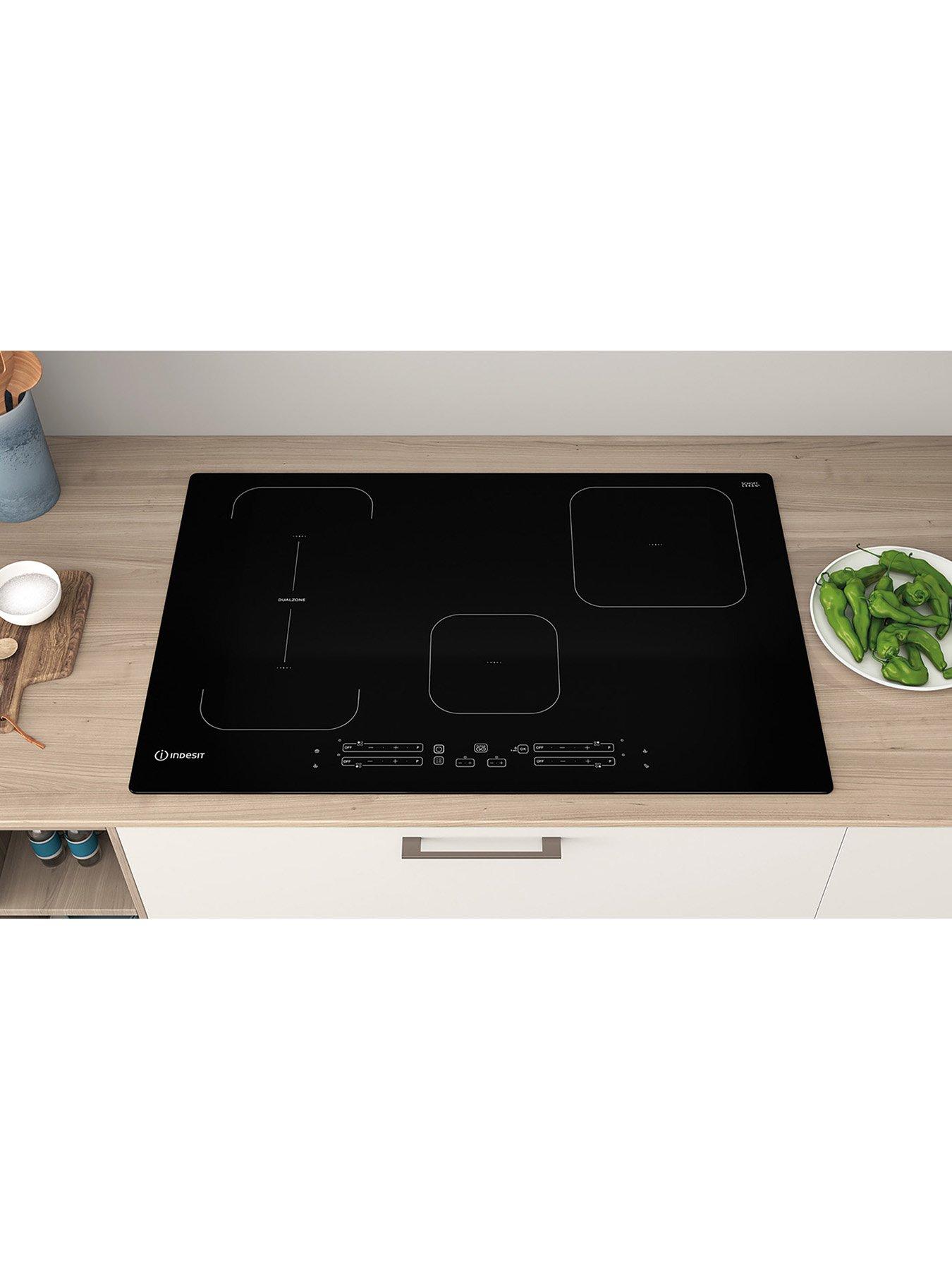 Image 3 of 7 of Indesit IB21B77NE Built-In 77cm Width Induction Hob - Black