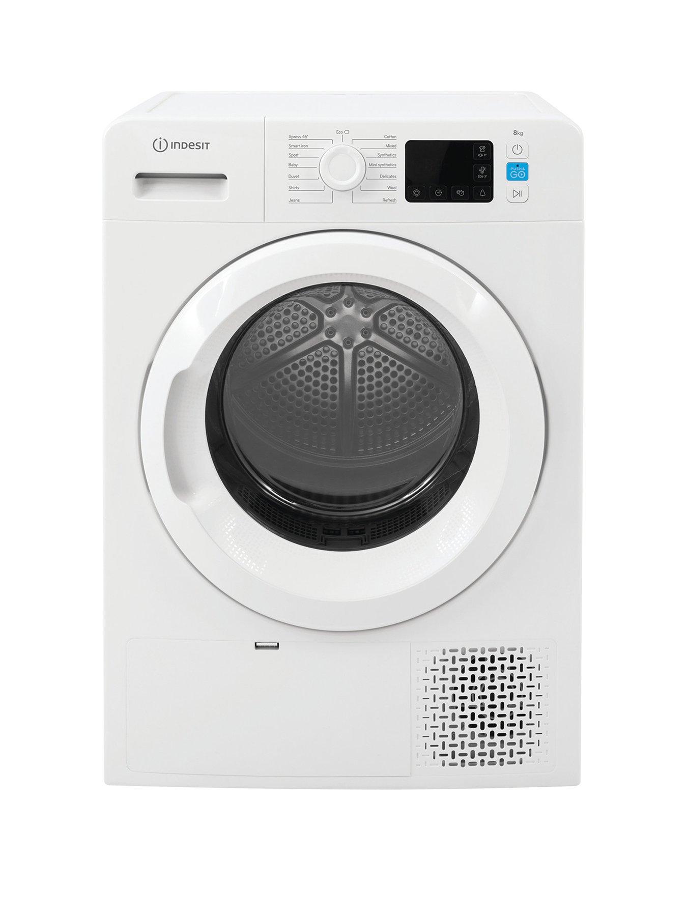 undefined YTM1182XUK 8kg Load, Heat Pump Tumble Dryer - White