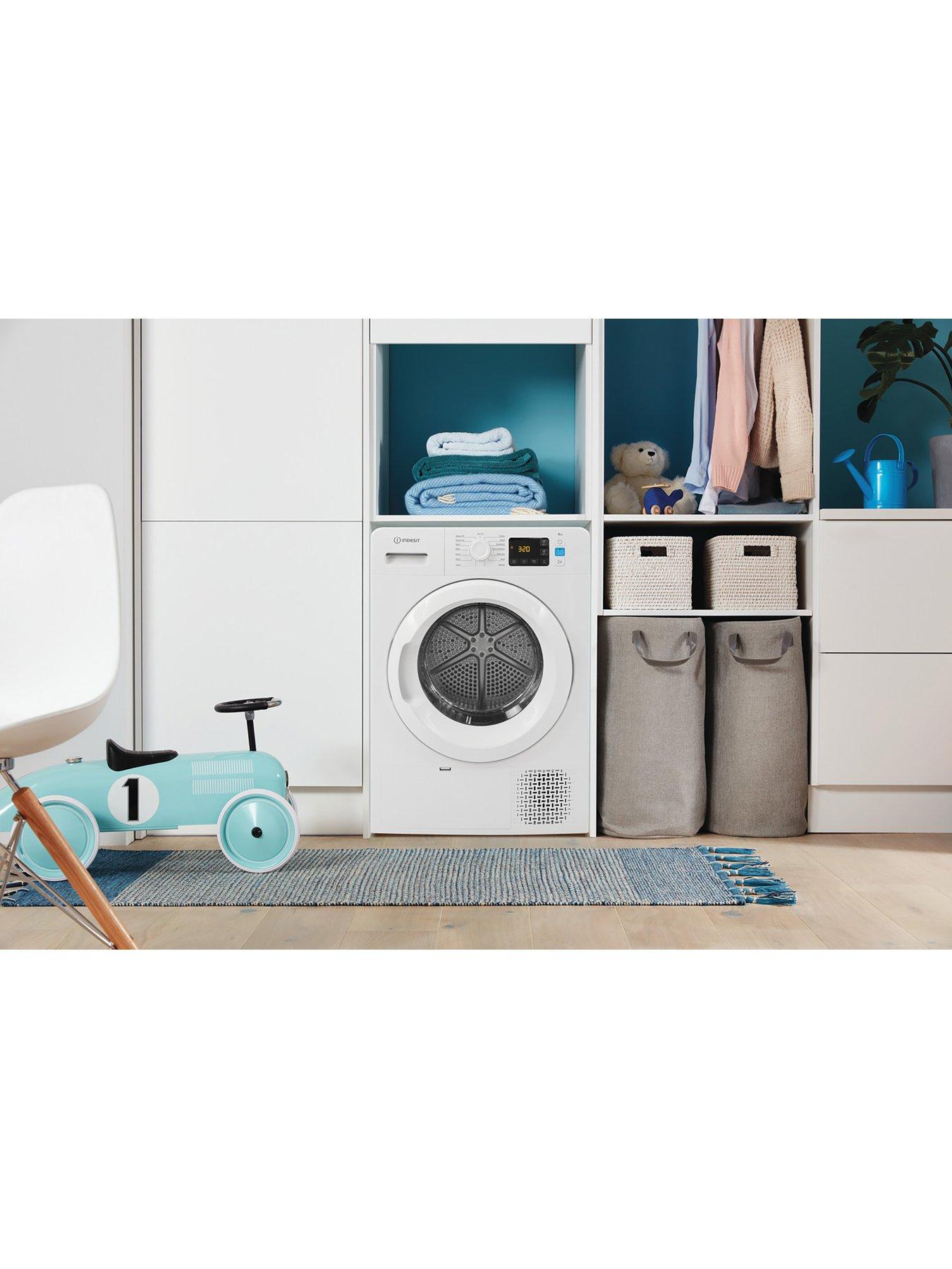 Indesit YTM1182XUK 8kg Load, Heat Pump Tumble Dryer - White | very.co.uk