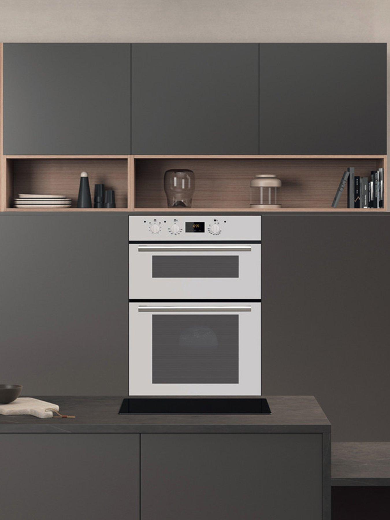 Image 2 of 7 of Hotpoint DD2540WH Built-In 60cm Width, Electric Double Oven - White