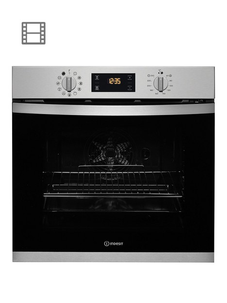 indesit-ifw3841pix-built-in-60cm-width-electric-single-oven-stainless-steel