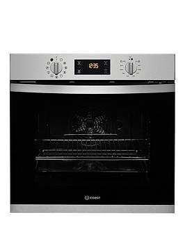indesit ifw3841pix built-in 60cm width, electric single oven - stainless steel - oven only