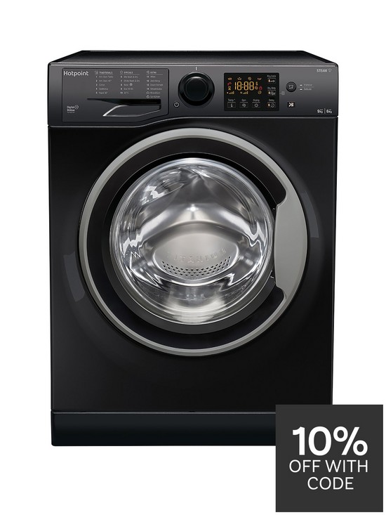 front image of hotpoint-rdg9643ksukn-9kg-wash-6kg-dry-1400-spin-washer-dryer-black