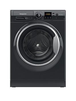 Hotpoint Nswm863Cbsn 8Kg Load, 1600 Spin Washing Machine - Black
