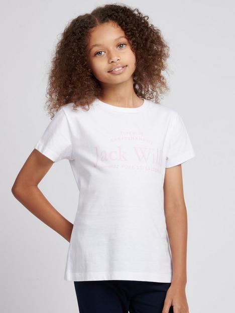 jack-wills-girls-script-t-shirt-white