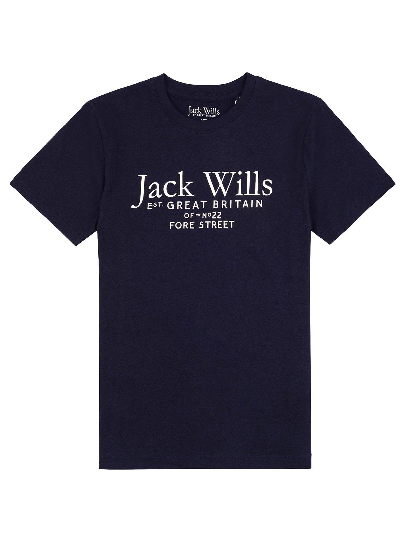 Buy Jack Wills Logo Printed Elastic Waist Leggings In Navy