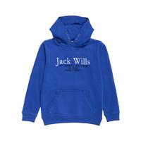 Jack Wills Boys Script Hoodie - Blue | very.co.uk
