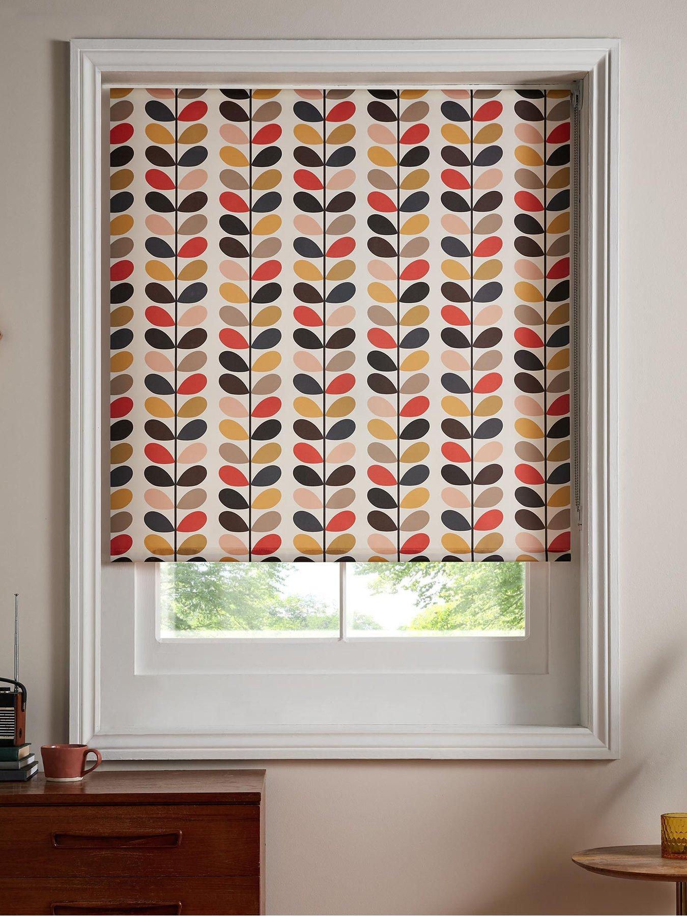 Product photograph of Orla Kiely House Multi Stem Tomato Roller Blind from very.co.uk