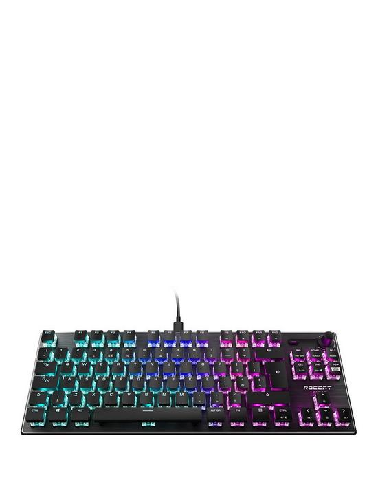 front image of roccat-vulcan-tkl-aimo-linear-switch-uk-layout-eu-packaging