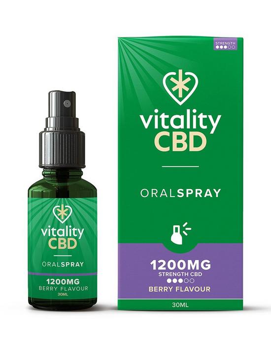 front image of vitality-cbd-oral-spray-with-mct-oil-berry-1200mg