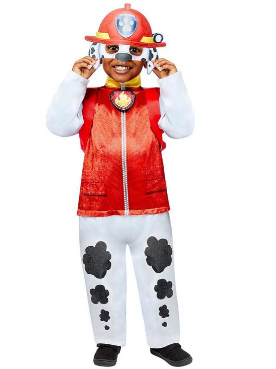 front image of paw-patrol-deluxe-marshall-costume
