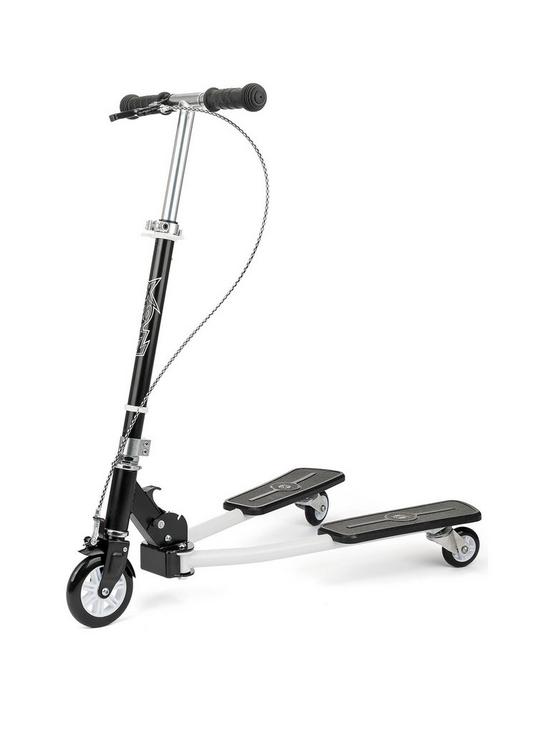 front image of xootz-pulse-tri-scooter-white