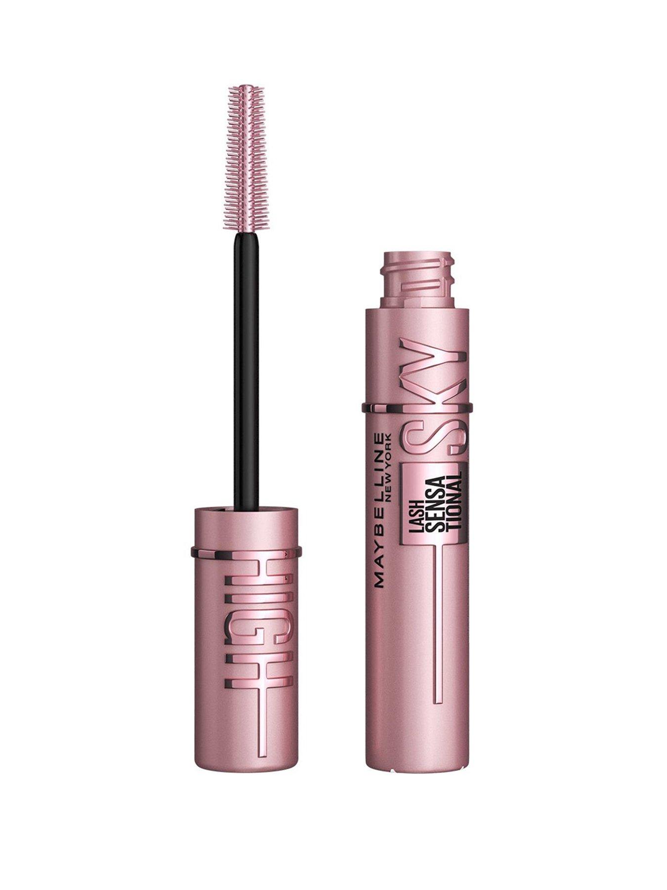 MAYBELLINE Lash Sensational Sky High Volumizing and Thickening Eyelash Lengthening. Flake Free Formula, Mascara 01 Black