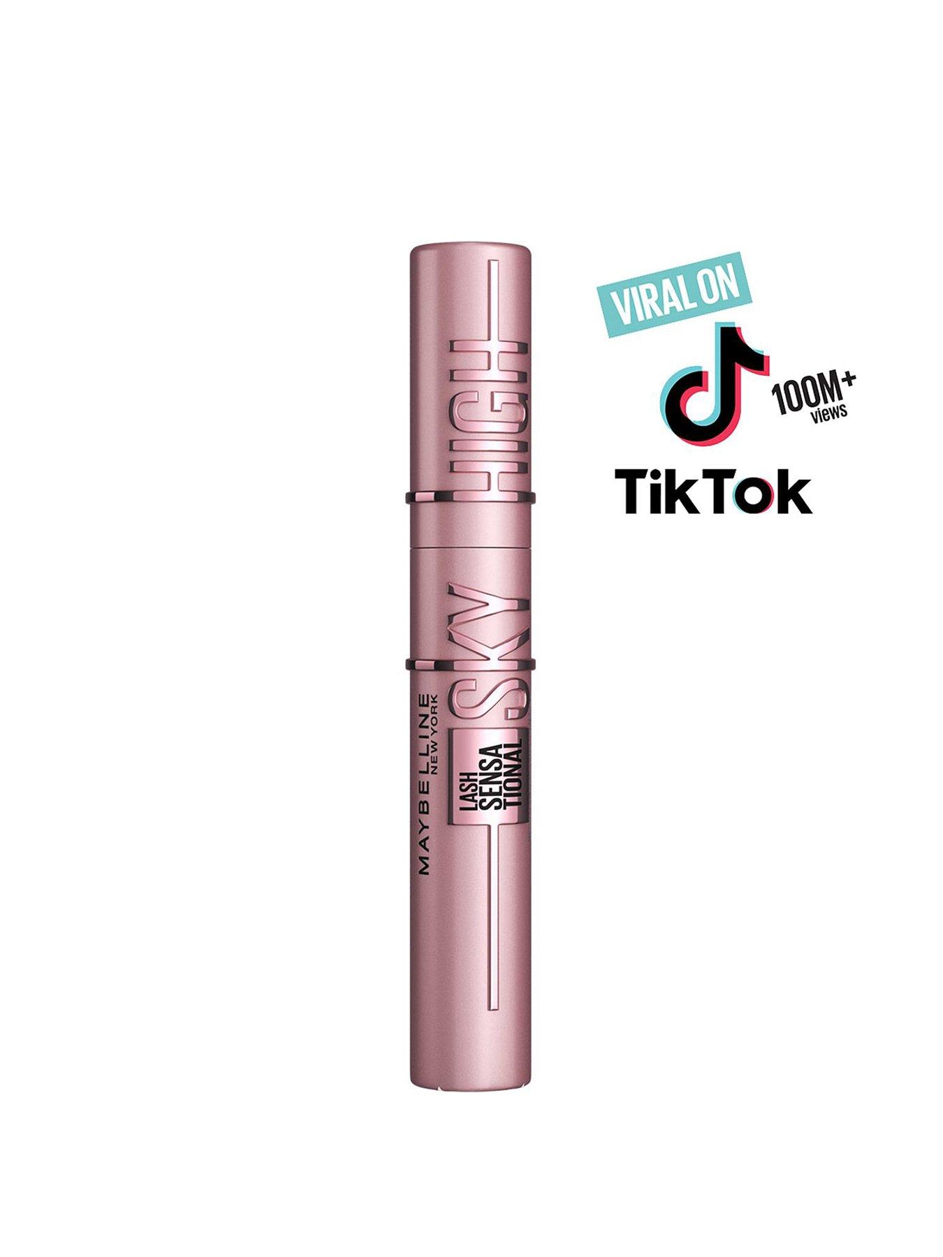 Image 2 of 6 of MAYBELLINE Lash Sensational Sky High Volumizing and Thickening Eyelash Lengthening. Flake Free Formula, Mascara 01 Black