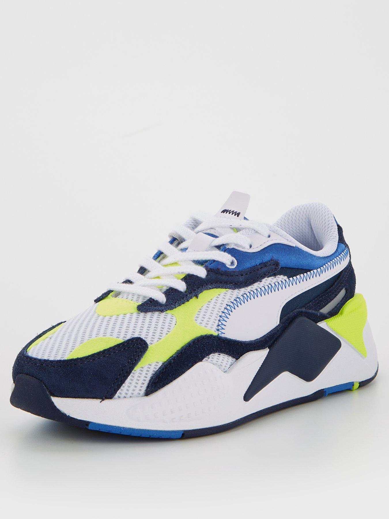 Puma Rs X Twill Air Mesh Junior Trainer Multi Very Co Uk