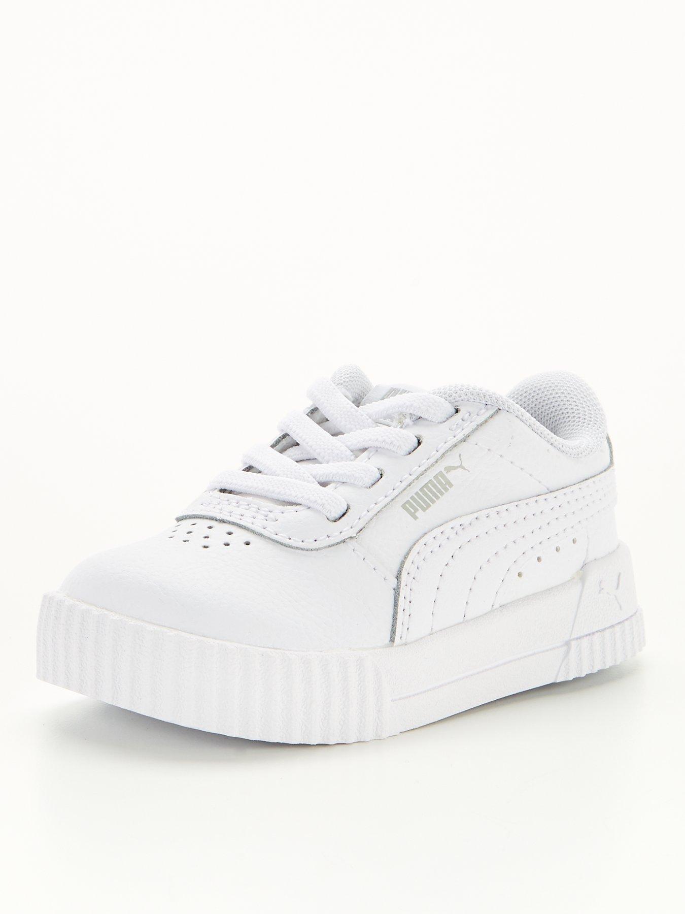 infant white puma trainers