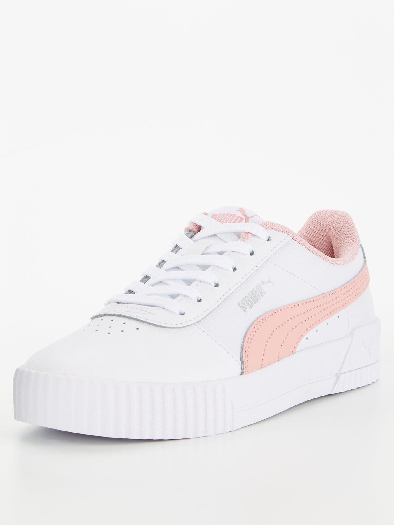 white puma trainers junior