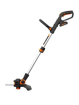 Product photograph of Worx Wg163e 20v Gt3 Cordless Grass Trimmer from very.co.uk